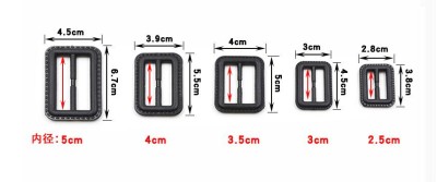 ZJ   高檔尼龍腰帶扣 日字扣  5CM  4CM  3.5CM  3CM 2.5CM 細節-1